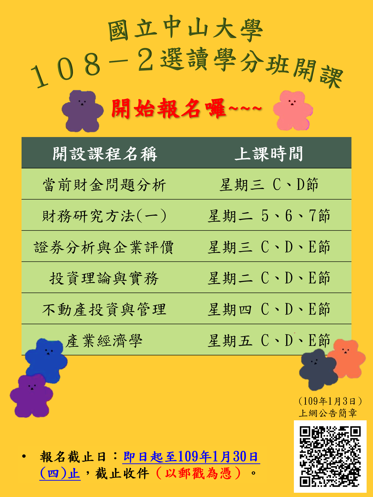 108-2選讀學分班